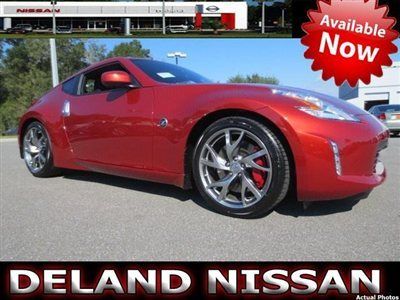 Nissan 370z sport package magma red $399 lease special *new* 2013 *we trade*