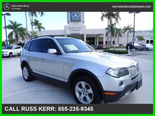 2008 bmw x3 3.0si  3l i6 24v automatic all wheel drive suv panorama roof