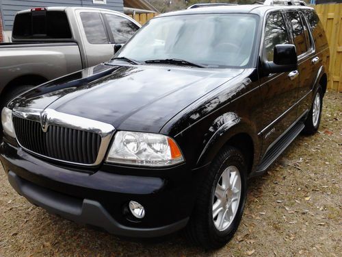 2004 lincoln aviator v8 315hp luxury suv rear factory dvd system and new tires!