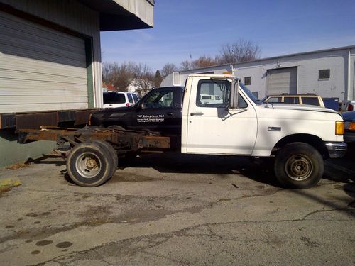 1990 ford f 350 cab/chassis 7.3 diesel rebuilt auto trans runs and drivable!!!!