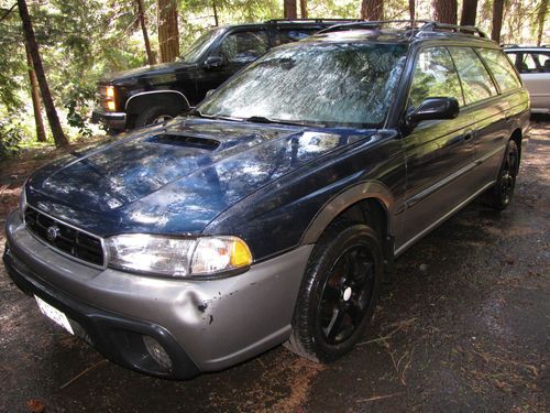 1996 subaru legacy outback wagon 4-door 2.5l runs great no reserve awd carfax