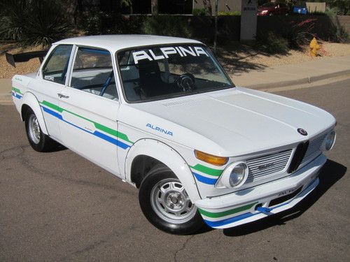 1967 bmw 1600 alpina track car, 1.6l, 4 speed, roll cage, track tires, neat!