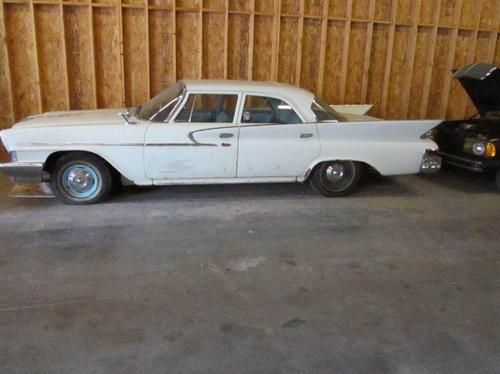 1961 chrysler newport sedan, factory three-speed manual transmission, barn find