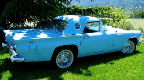 1957 ford thunderbird "original car"  hard and soft tops  clean...