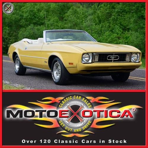 1973 ford mustang convertible-302 engine-high quality paint job-very original