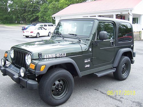 2005 jeep willys 41mb-tj05 rare auto 4.0 45k miles nice driver l@@k