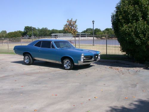 1967 gto the great one 400 4bbl blue &amp; black