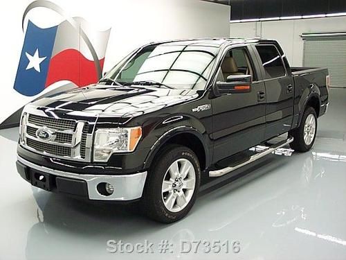 2010 ford f150 lariat crew climate leather rear cam 26k texas direct auto