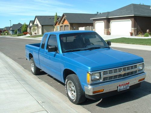 S10 v8 hot rod sbc excellent condition blue s10 extended cab
