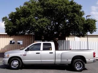 2007 silver laramie dually 5.9l i6 2wd sirius leather cruise general 6-disc