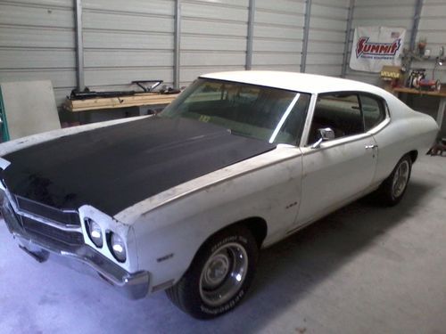 1970 chevelle ss clone  bb 454  automatic  solid project w/ built sheet!