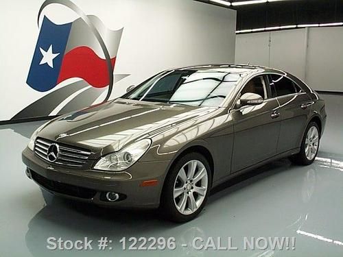 2008 mercedes-benz cls550 sunroof nav climate seats 51k texas direct auto