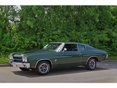 Frame off restored 1970 chevelle ss # match 396 4 speed color/trim correct