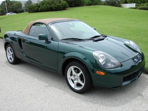 2002 toyota mr2 spyder sport convertible touring with just 28,000 florida miles