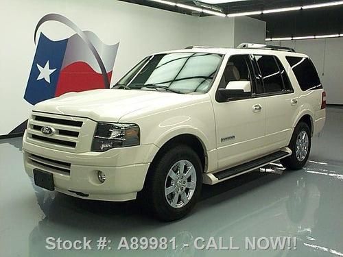 2007 ford expedition ltd 8-pass climate leather dvd 61k texas direct auto