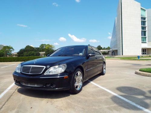 2001 mercedes-benz s500  dealer serviced clean carfax low miles body kit