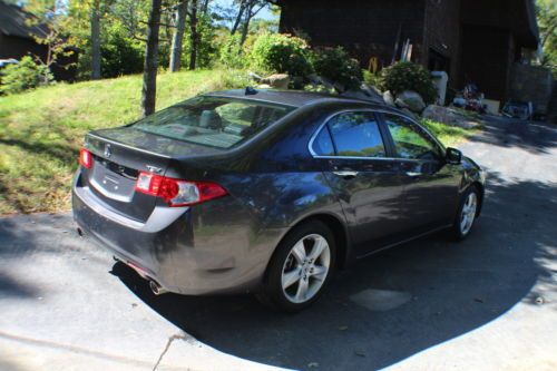 2010 acura tsx! black leather interior! power! repairable salvage flood!
