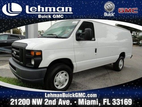 08ford e350 super duty extended long cargo van panels clean florida
