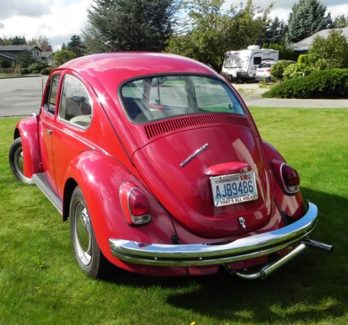 1969 volkswagen classic beetle bug - excellent condition w/new rebuilt engine