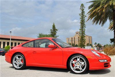 2006 porsche 911 carrera s - 6 speed - original florida car - full leather -bose