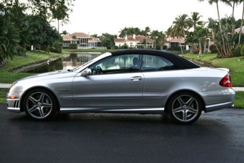2007 mercedes benz clk63 convertible only 44k miles hard loaded wow$$