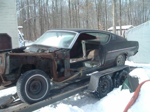 1969 torino gt fastback 428 cj r code, 4 speed, rolling body ford project car