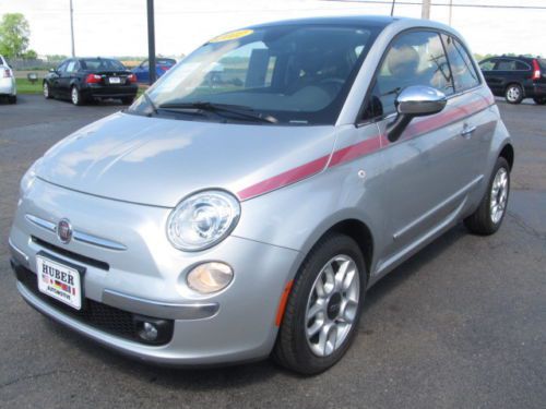 2012 fiat 500 lounge pink edition