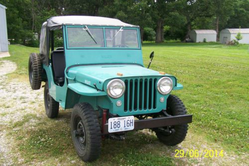 1947 jeep willys cj-2a   2.2l 134ci