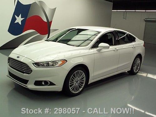 2013 ford fusion se ecoboost heated leather 18&#039;s 36k mi texas direct auto
