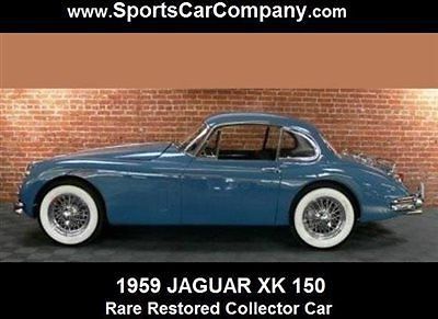 1959 jaguar xk 150 fixed head coupe rare matching numbers restored collector car