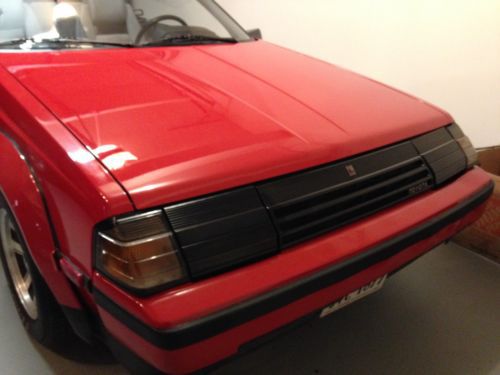 1985 toyota celica gts convertible rare 5speed new red paint excellent condition