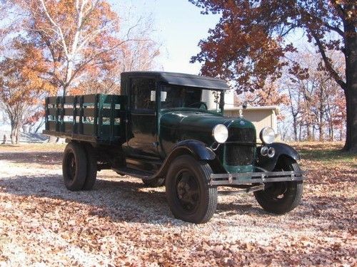 1930 model aa ford 1 1/2 stake truck
