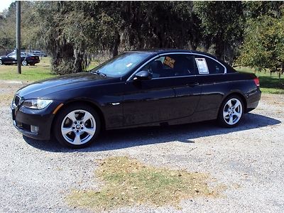 328i hard top hardtop convertible black carfax certified xenon leather auto