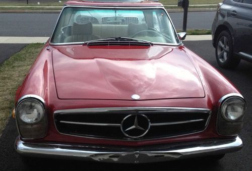 1969 mercedes 280sl pagoda roadster rare hardtop only automatic