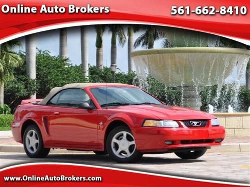 No reserve! 1999 ford mustang gt convertible, auto, carfax, 35th anniversary