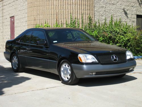 Luis miguel 's 1996 mercedes-benz s600  coupe. 25k mi only. clean carfax.