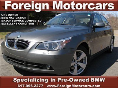 2007 bmw 525xi 62k navigation 1 owner $2000+ service completed must sell