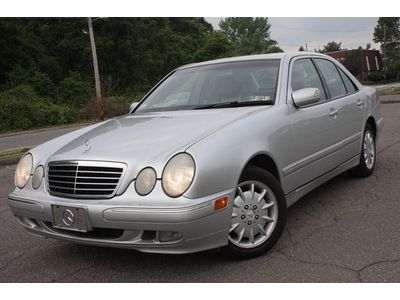 2001 mercedes e320 sunroof boss leather clean carfax no reserve!!