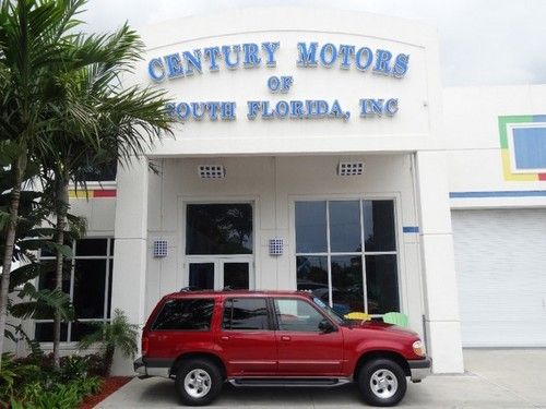 2001 ford explorer xlt 76k miles gorgeous red and leather seats