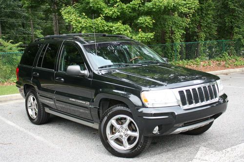 2004 jeep grand cherokee overland v8 4.7l leather seats premium audio by owner