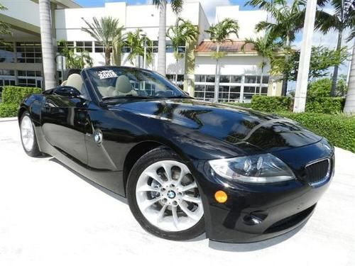 2005 bmw z4 roadster 2.5l low miles shoroom condition