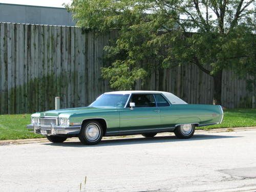 Mint condition 1973 cadillac cpe deville 22000 actual miles still smells new