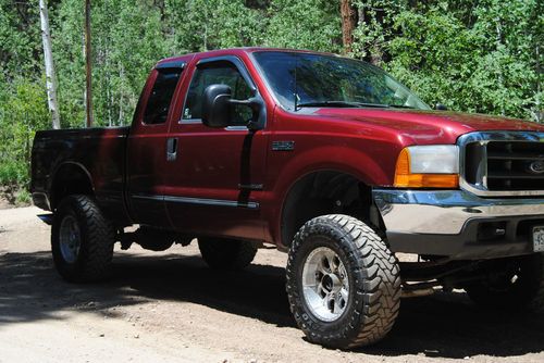 ***no reserve*** 2000 ford f-250 powerstroke, 4x4, ext. cab, lift, one owner