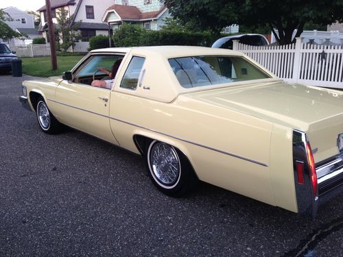 1979 cadillac coupe deville triple yellow    ***super mint and very rare***