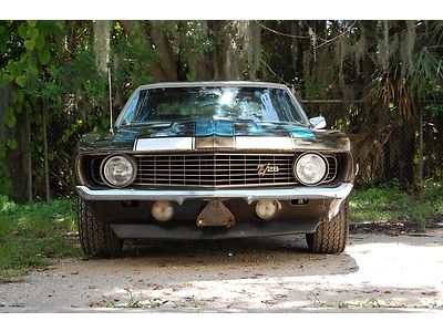 1969 chevrolet camaro z28 barn find #'s matching trans &amp; rear 36k surivior 302