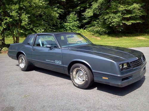 84 monte carlo ss , one owner, dual exhast, cold ac, new rims &amp; tires.