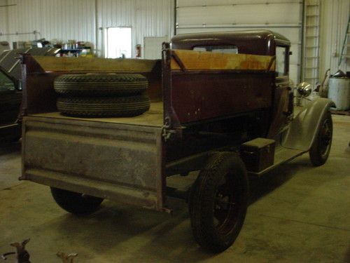 1928 model a ford dump truck "rare find"