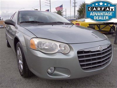 04 sebring limited florida car 1-owner only 47k miles carfax certified must sell