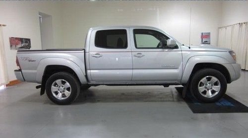 2009 toyota tacoma crew cab trd 4x4 1 owner clean carfax4.0 v6 silver very clean
