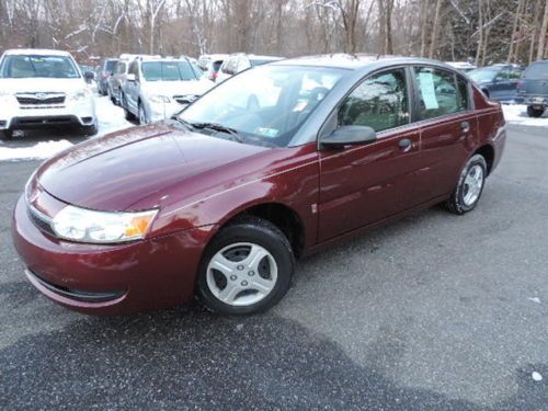 2003 saturn ion, no reserve, one owner, no accidents, looks and runs great